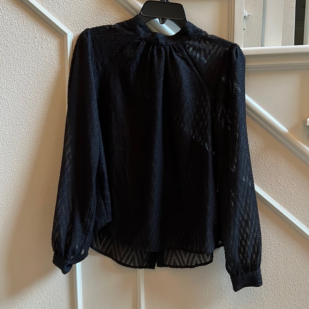 Free people sheer blouse. Small